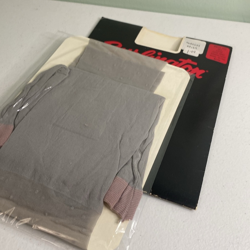 Vintage Burlington Fashion Pantyhose Swiss Dot